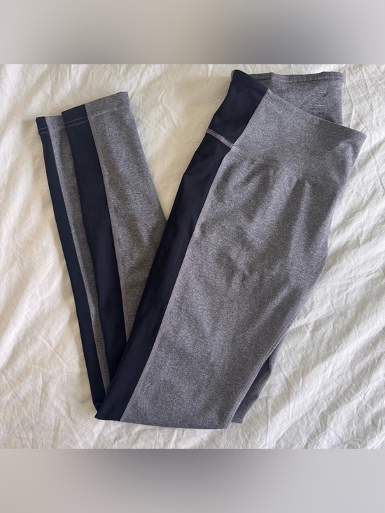 Zella Pants - Z by Zella Gray & Black High-Waist Athletic Leggings